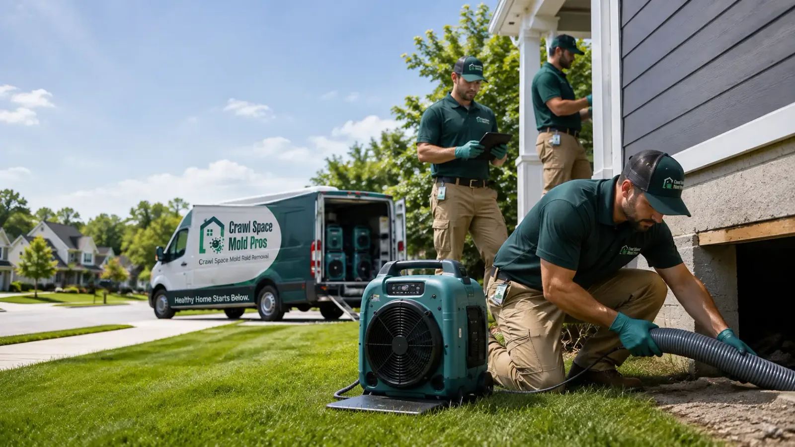 Crawl Space Mold Removal in Leverett, MA